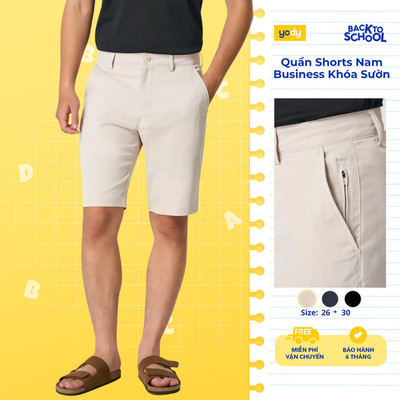 [BST MỚI] Quần Shorts Nam YODY Business Khóa Sườn,Sang Trọng, Gọn Gàng, Dễ Mặc TRA- MCCS25S004