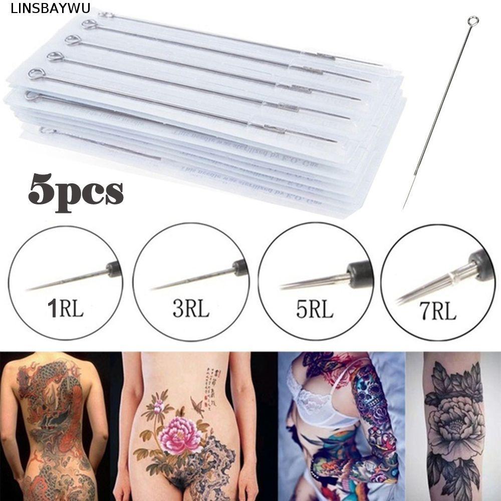 LINSBAYWU Tattoo Needles Mix Size Trang điểm bằng thép không gỉ chuyên nghiệp Microblading Tattoo Sh