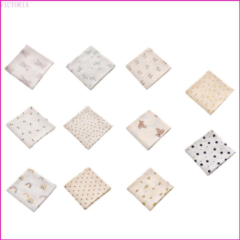 VIC Baby Swaddle Chăn Muslin thoáng khí mềm mại mềm mại cho bé trai- Bé gái- Vải Muslin