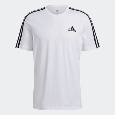 adidas Lifestyle Essentials 3-Stripes Tee Men White GL3733