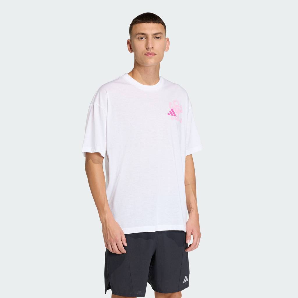 adidas Gym & Training Áo Thun Graphic CLIMACOOL FUN TRAINING Nam trắng KB9411