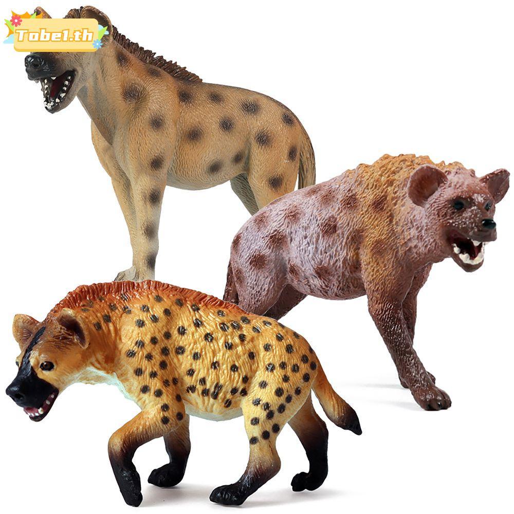 TOBE1 Spotd Hyena Model Trẻ em Nhận thức Đồ chơi giáo dục Quà tặng Mô phỏng Động vật hoang dã