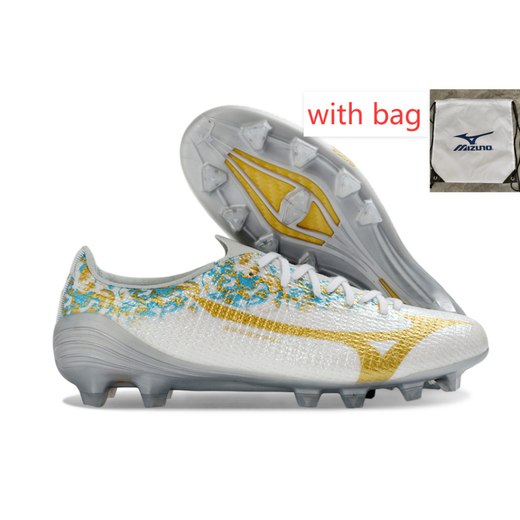 Mizuno Alpha 3 Sản xuất tại Nhật Bản FG Mizuno MORELIA NEO III PRO FG Giày bóng đá FG dệt kim màu đe