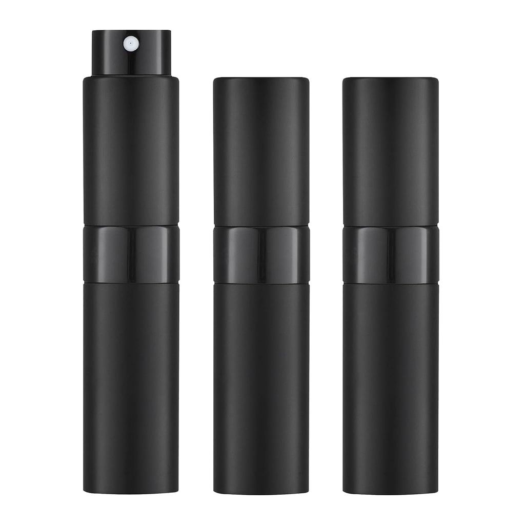 Bình xịt nước hoa LISAPACK 8ml, thích hợp cho du lịch (3 miếng) Máy phân phối nước rỗng Cologne, Máy