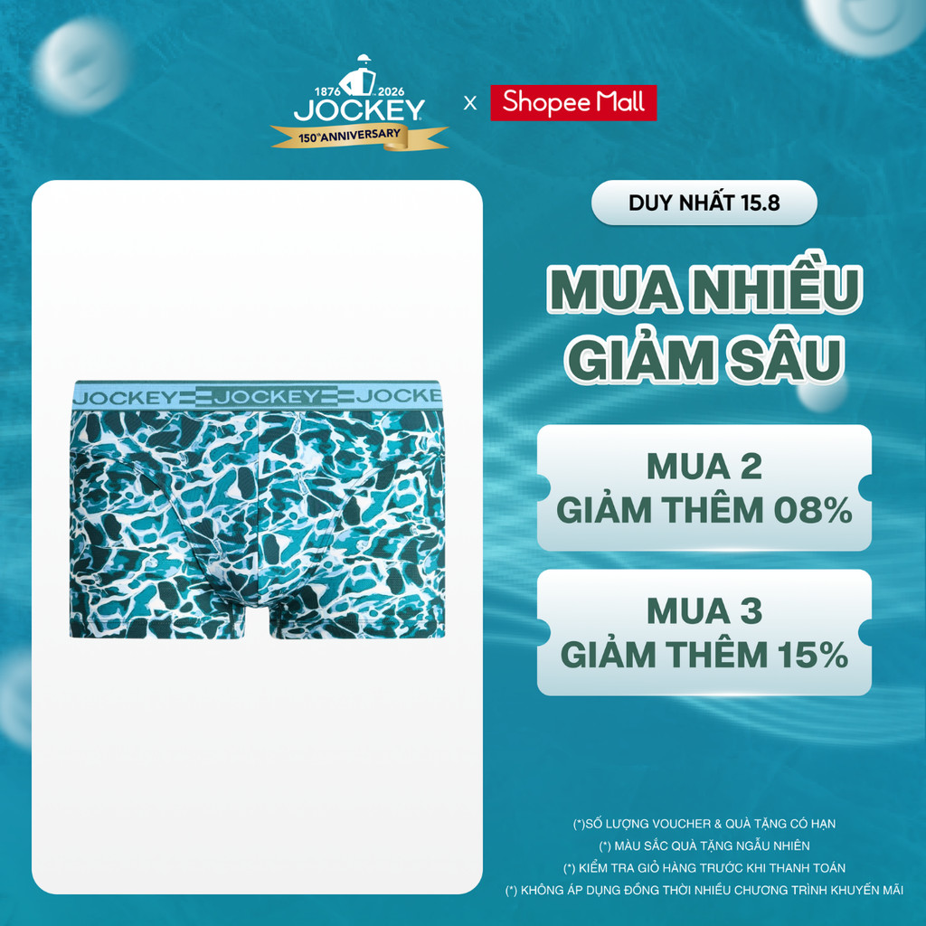 Quần Lót Nam Jockey Polyamide In Họa Tiết Dáng Trunk - J4064