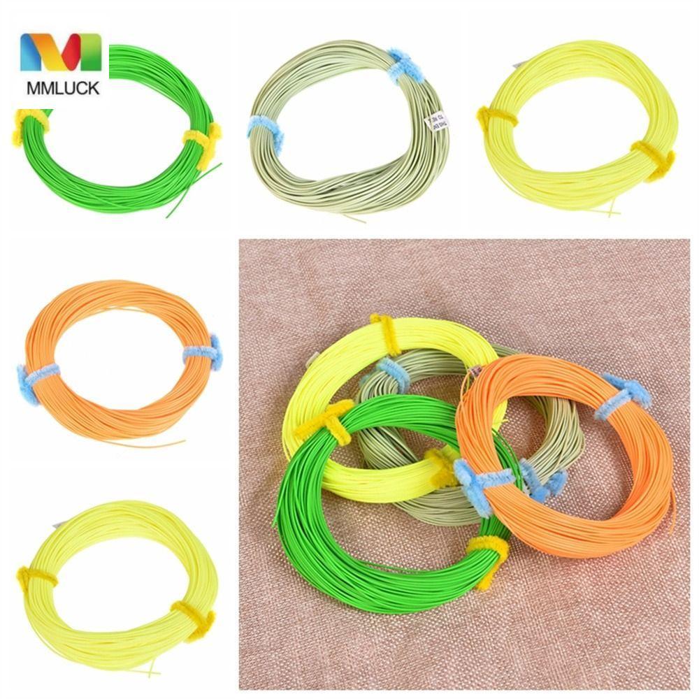 MMLUCK Fly Fishing Line, Long Casts 100FT Forward Floating, Dụng cụ câu cá WF3FWF8F 4 màu Fluo Trọng