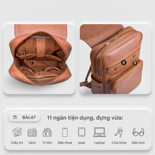 Balo Lata (Thời trang nam cao cấp - Balo da BAL47)