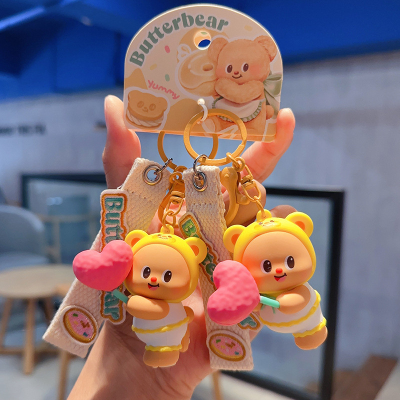 Năm Hoạt Hình Chính Hãng Butterbear Butterbear Wonderful Park Móc Khóa Túi Học Mặt Dây Chuyền 2026.8