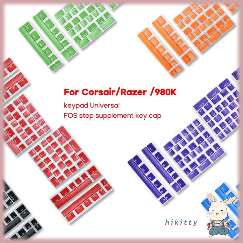 HIK PBTs Pudding Keycaps 6U 6 5U Spacebars Keycap Double Shot cho K65
