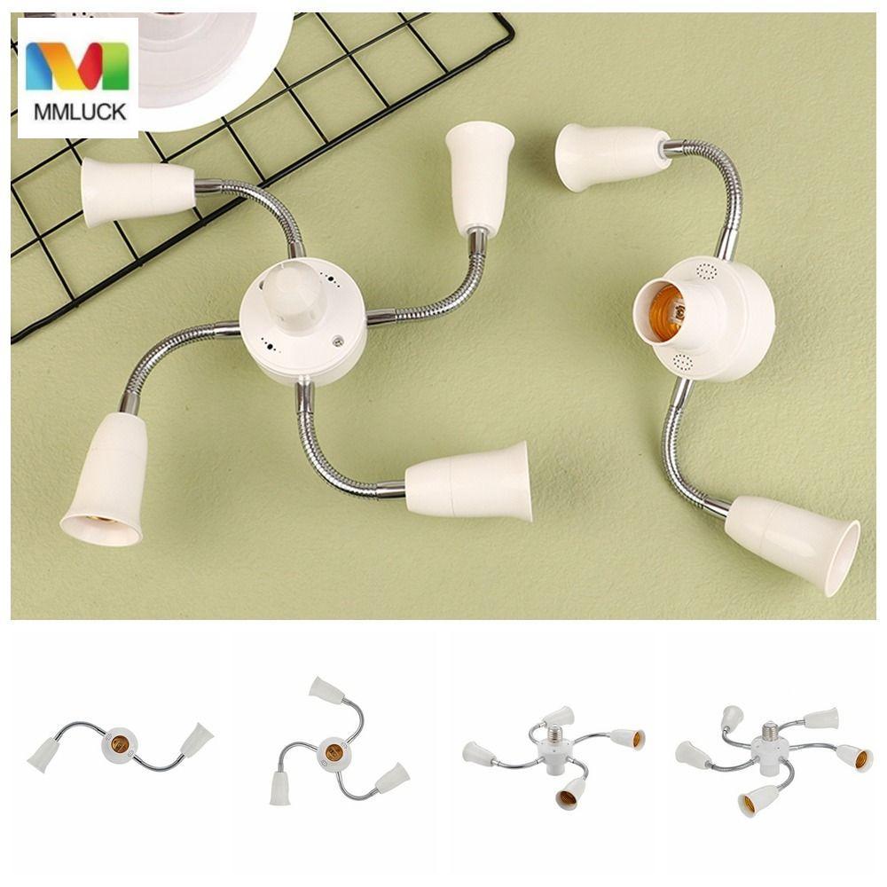 Bộ chia ổ cắm đèn MMLUCK E27, Bộ chuyển đổi bóng đèn Bộ chuyển đổi giá đỡ đèn E27 linh hoạt, có thể 