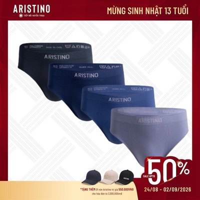 ARISTINO Quần Lót Nam Briefs Dệt Liền Seamless ABF069 Polyamide Mềm Mịn Thấm Hút Thoát Ẩm Co Giãn