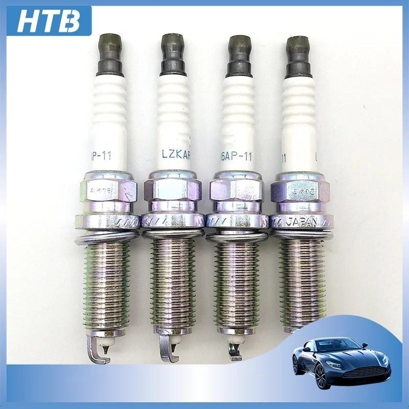4 22401-CK81B LZKAR6AP-11 Phích cắm bugi bạch kim cho NISSAN TIIDA X-TRAIL QASHQAI NV200 NOTE MICRA 