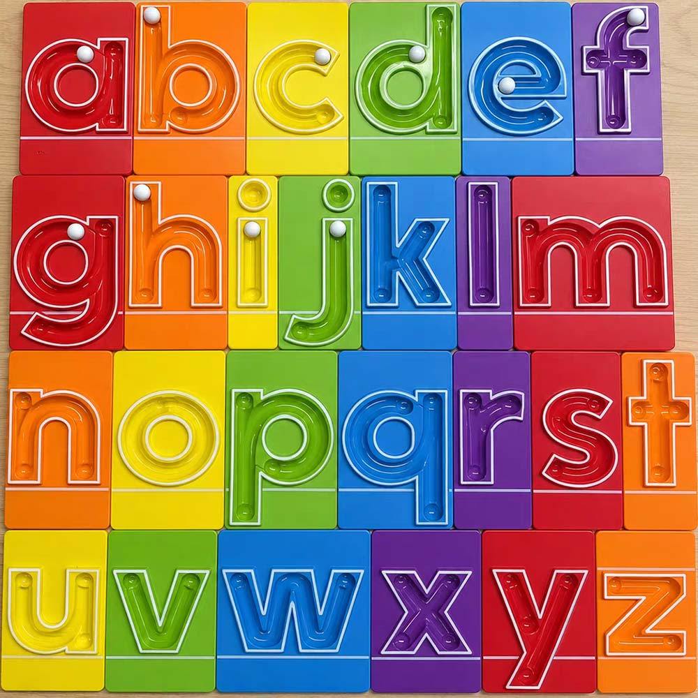 MarbleTracers Lowercase Letters Kids Learning Toy For Alphabet Cognition And Hand‑on Writing Practic