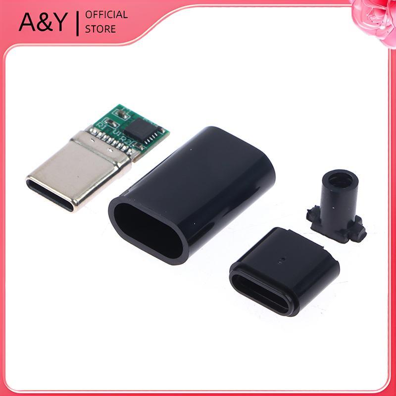 A & Y 5A PD / QC Decoy Board Sạc nhanh 5V 9V 12V 15V 20V Mô-đun PD 2 3.0 DC Kích hoạt Cáp USB Type-C
