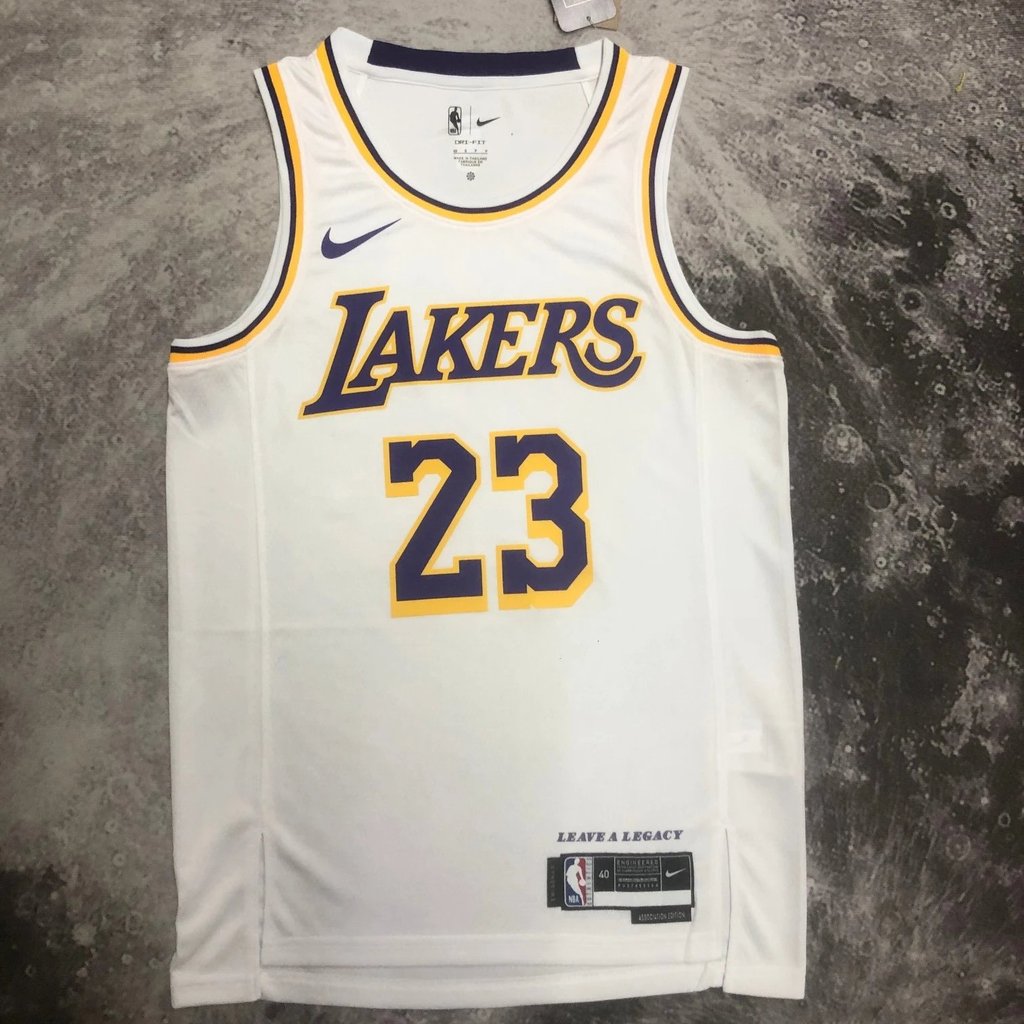 NBA24 / 23 Game Season Nike Los Angeles Lakers DRI-FIT NBA Áo Vest Nam Jersey James Kobe East Kiki B