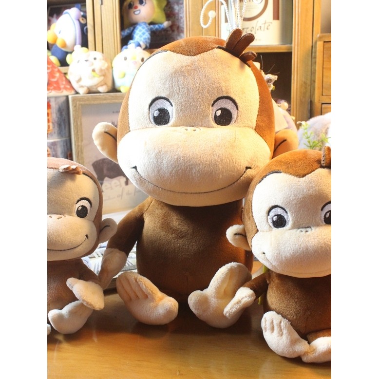 Nhật Bản Đơn Chính Hãng Sách Ảnh Curious George Curious George Curious Khỉ Gối Búp Bê Sang Trọng