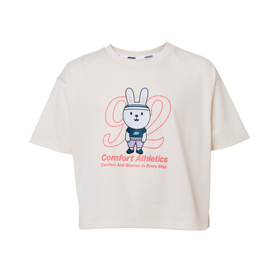 Áo Thun Tay Ngắn Bé Gái Skechers Comfort Athletic Short Sleeve Tee-SL424G664-OW02 Online Sale