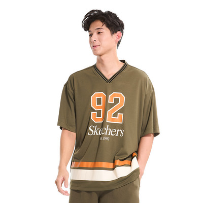Áo Thun Tay Ngắn Nam Skechers Lifestyle PhysicalAcademia Collection Trendy Short Sleeve-SL125M232-0067 Online Sale