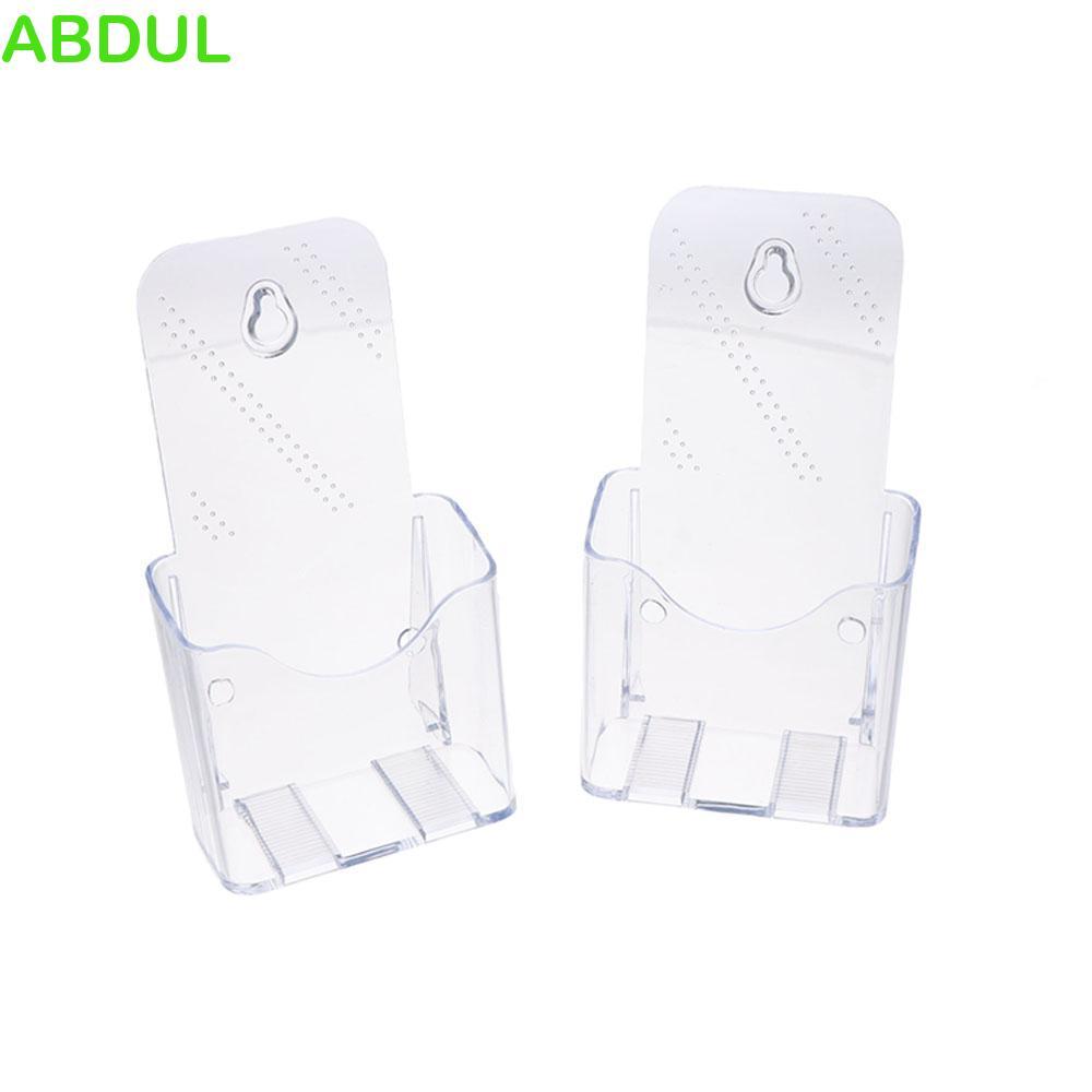 ABDUL A6 Brochure Holder, Nhựa Acrylic Pamplet Holder, Booklet Di Động Trong Suốt Chất Lượng Cao Tre