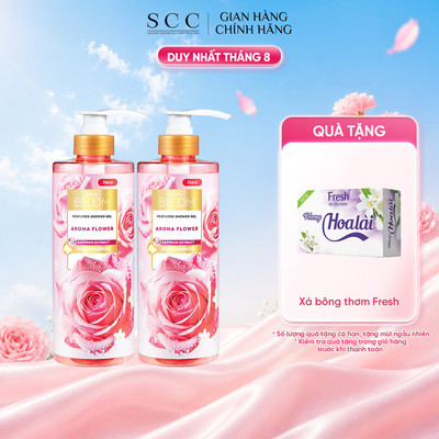 Combo 2 Sữa Tắm Nước Hoa CINDY BLOOM Lưu Hương Và Hỗ Trợ Dưỡng Sáng Da 640g/chai