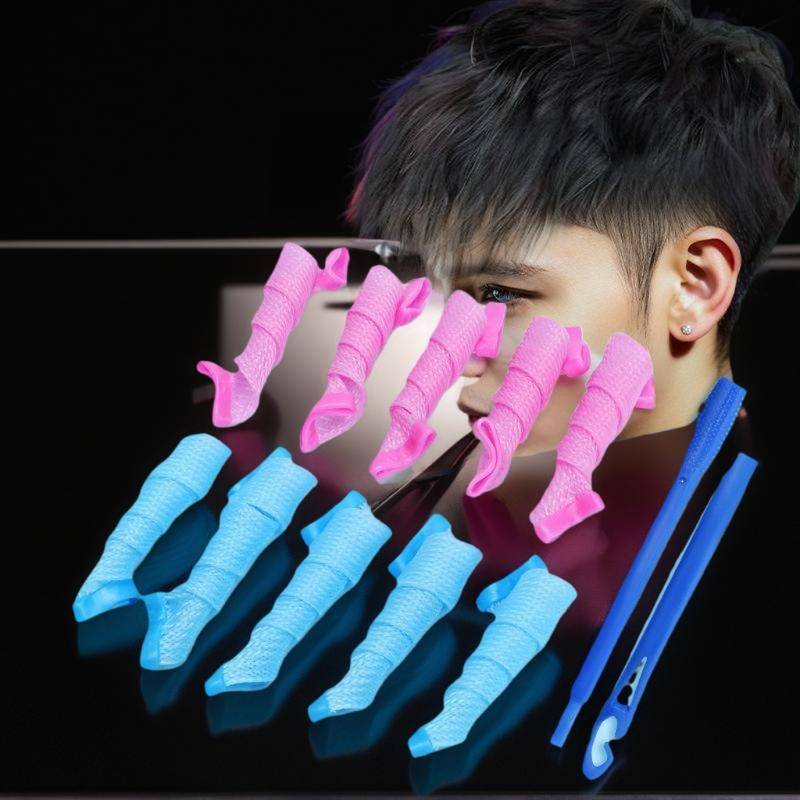 Jiauting 18 / 28 Cái Magic Heatless Water Wave Hair Curler Họa Tiết Tự Động Cán Thanh Tạo Kiểu Tóc S