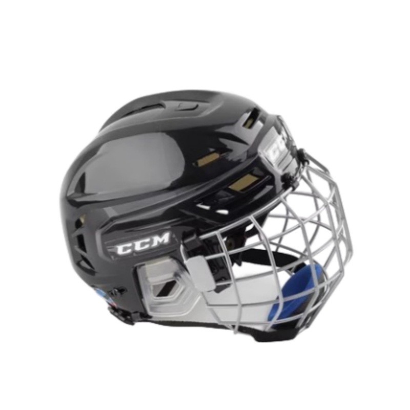 CCM hockey trên băng mũ bảo hiểm hockey đất bánh xe trượt băng mũ bảo hiểm bảo vệ đầy đủ trang bị HO