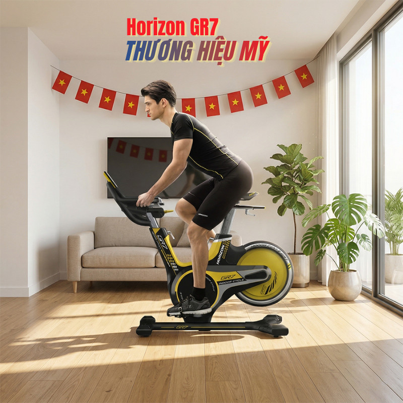 Horizon GR7 Xe đạp trong nhà thể thao Thiết kế công thái học