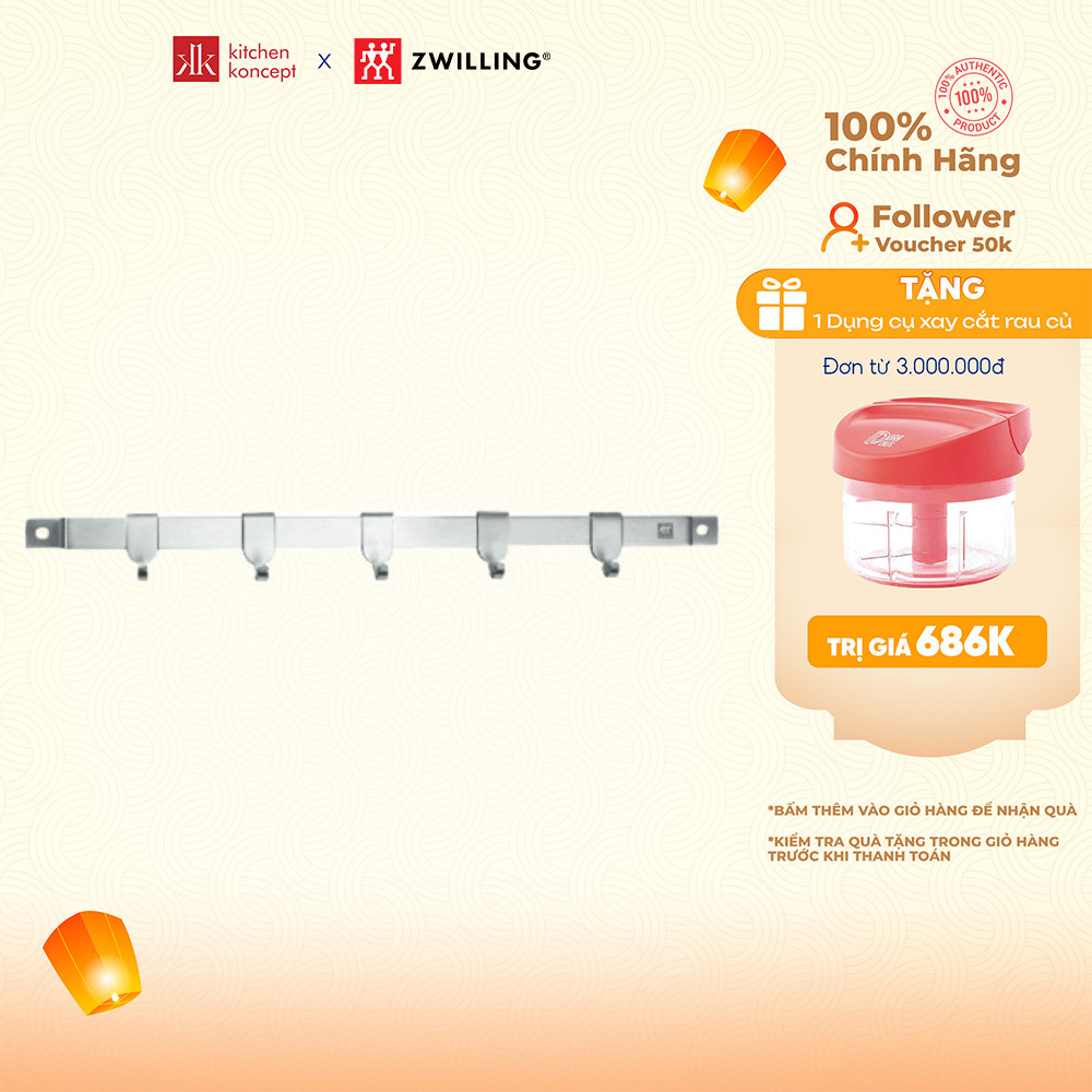 Thanh Treo Tường Zwilling Twin Cuisine Gadgets - 40cm ( 5 Móc)