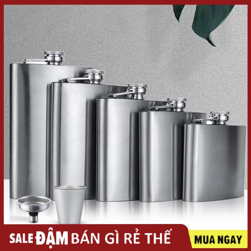 1 4 5 6 7 8oz xách tay mini thép không gỉ rượu Hip Flask cho Chai du lịch chai Mug Flask