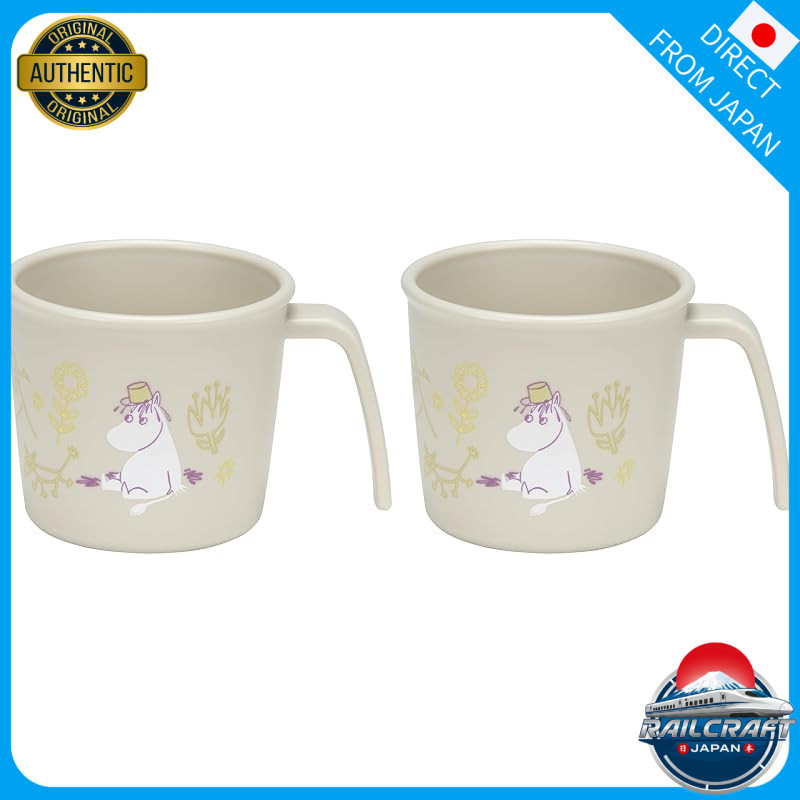 Skater Moomin Paint Antibacterial Plastic Baby Tableware for Children, 5 Months and Up