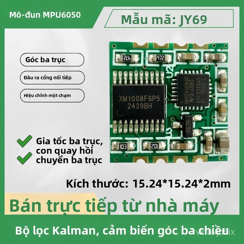 Module cảm biến MPU6050 6 trục góc nghiêng JY61 gia tốc gyro giao nhanh