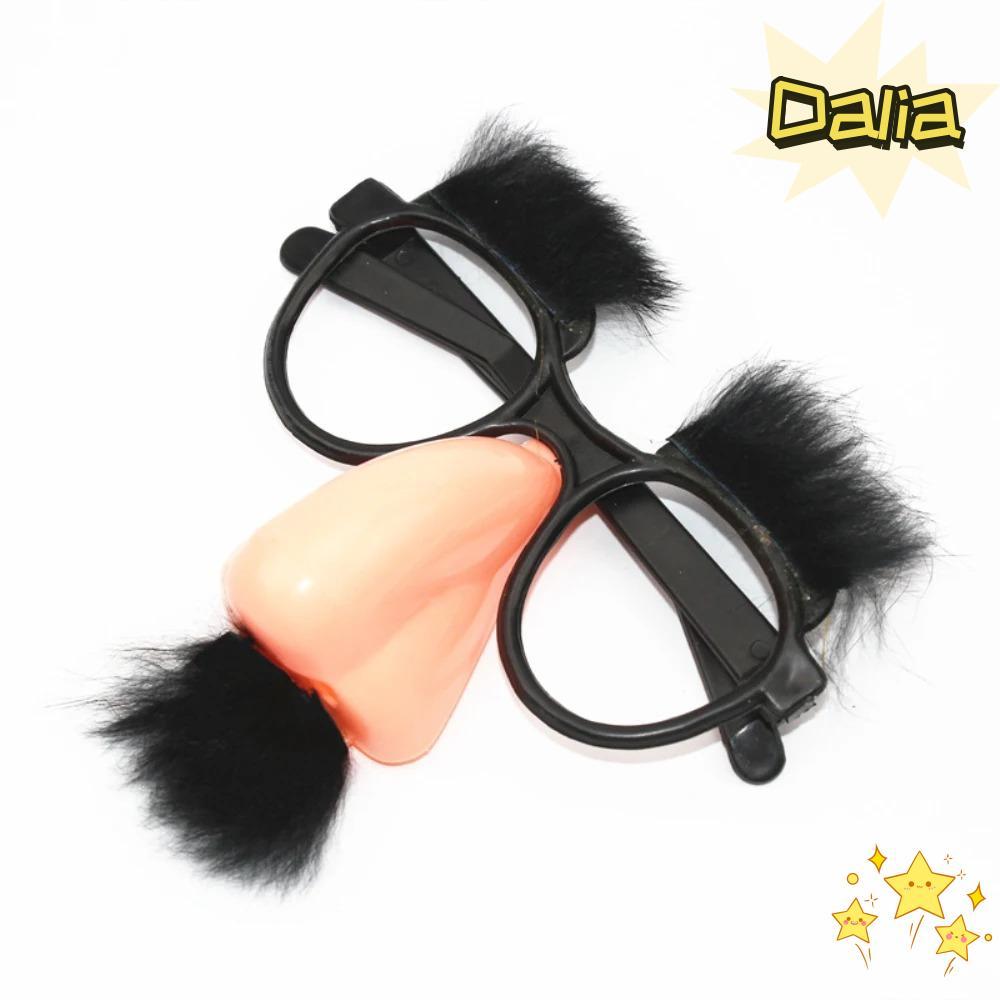 Đạo cụ kính DALIA, Kính ria mép Halloween Kính ngộ nghĩnh, Roy Party Fancy Dress Hip-Hop Kính râm ta