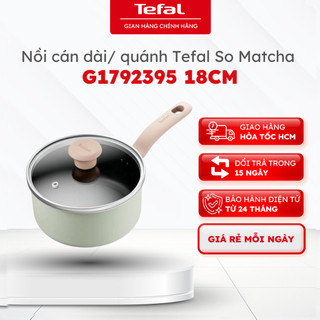  Nồi cán dài  quánh Tefal So Matcha size 18cm  G1792395  - Hàng chính hãng bảo hành 24 tháng 