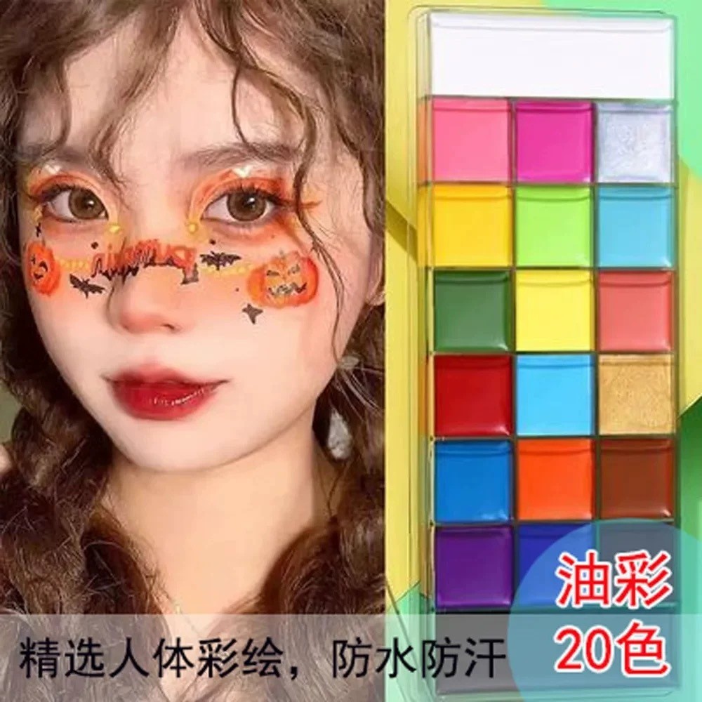 Color Painting Face Makeup Artist Makeup Festival Face Paint Body8cc Children's Oil Paint Hot Sale E