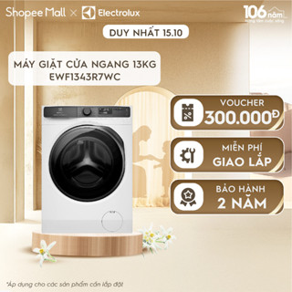 [Mới] Free giao lắp - Máy giặt cửa ngang Electrolux 13kg UltimateCare 700 - Trắng EWF1343R7WC