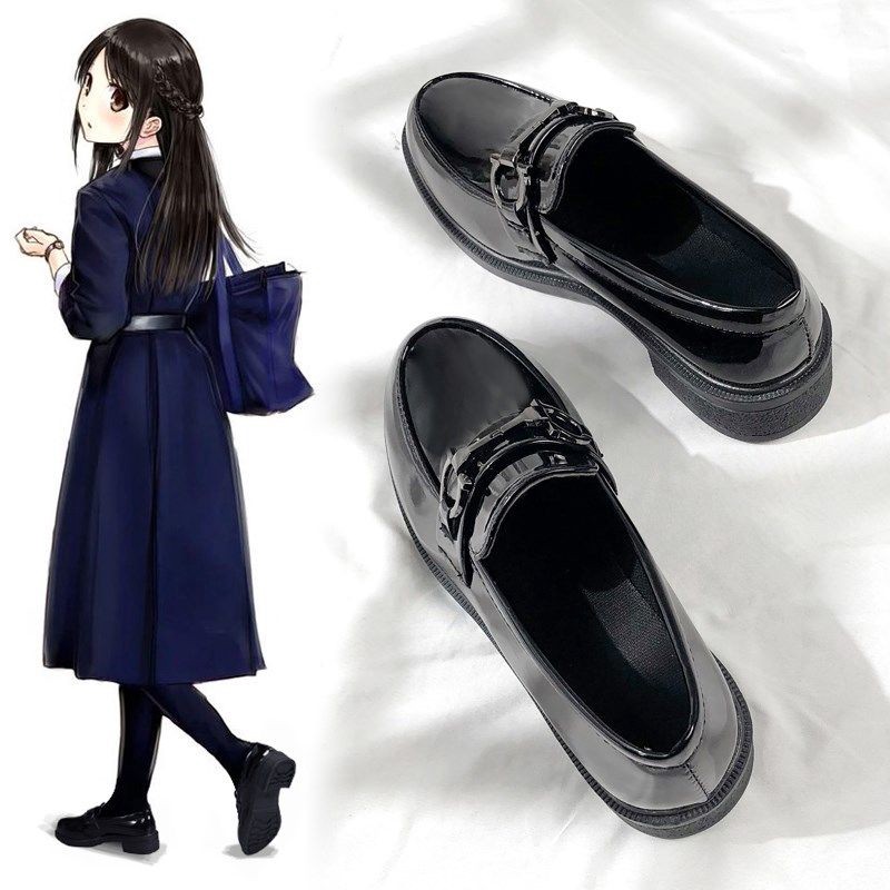 SA3 Ig Chic Oxford Giày Retro Preppy Look Giày Nữ 2020 Giày JK Mới