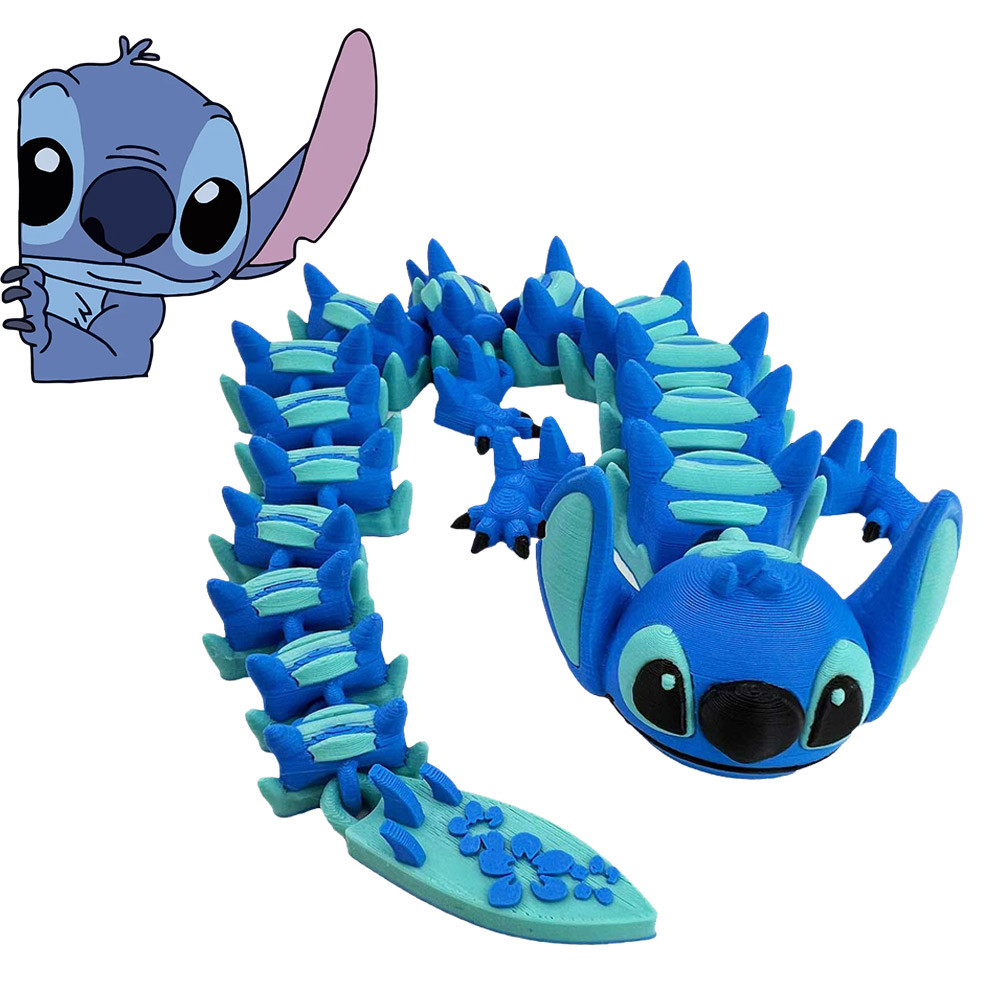 3D Printing Stitch Full-joint Moveable Ornament for Friend