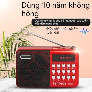 🚚【HCM】ĐÀI RADIO FM NGHE NHẠC QUA USB VÀ THẺ NHỚ-NGHE KINH PHẬT KK11 ÂM THANH TRUNG THỰC-Di Động Mini FM Radio-Đài