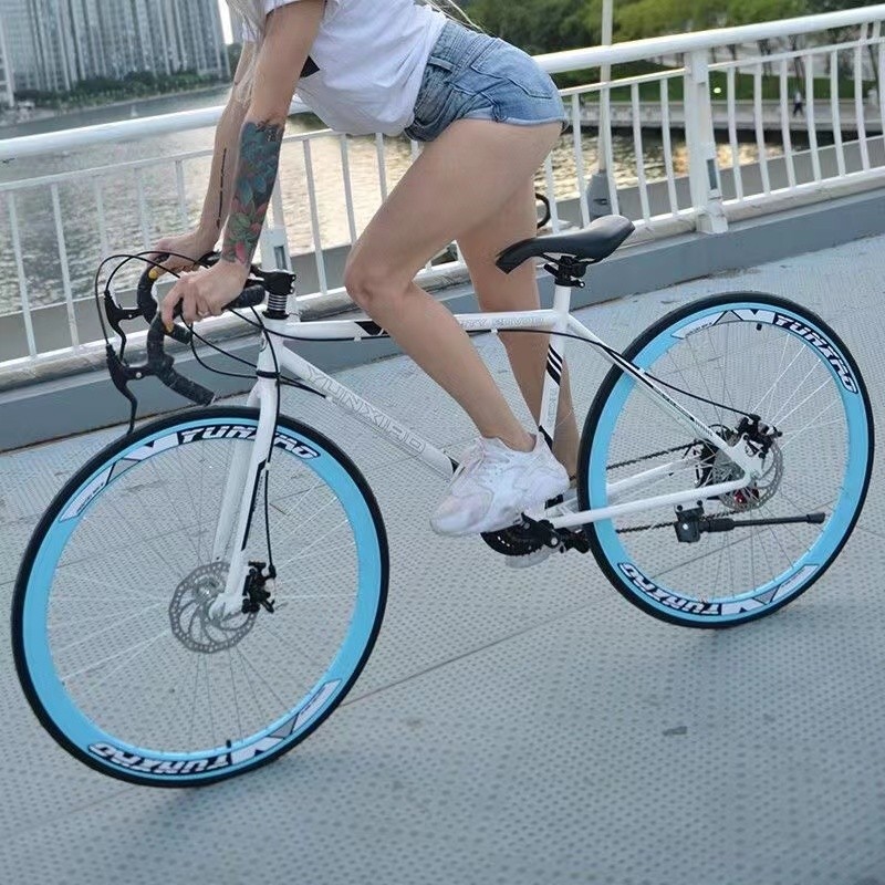 【COD】Xe đạp/xe đạp người lớn/xe đạp leo núi đua đường trường/xe đạp thể thao lốp đặc có tốc độ thay 