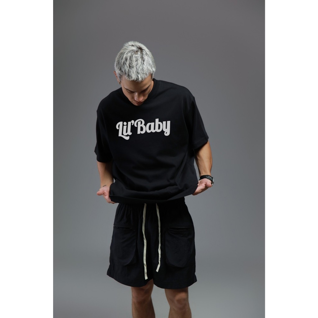 Áo Lil Baby mặc phong cách trẻ trung năng động, nam nữ mặc form cực đẹp