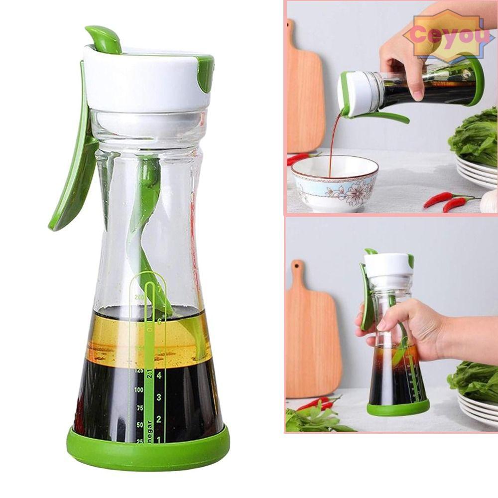 CEYOU Salad Dressing Mixer Chai, Chống Rò Rỉ Với Cân Salad Dressing Shaker, Hộp Đựng Nước Trái Cây D