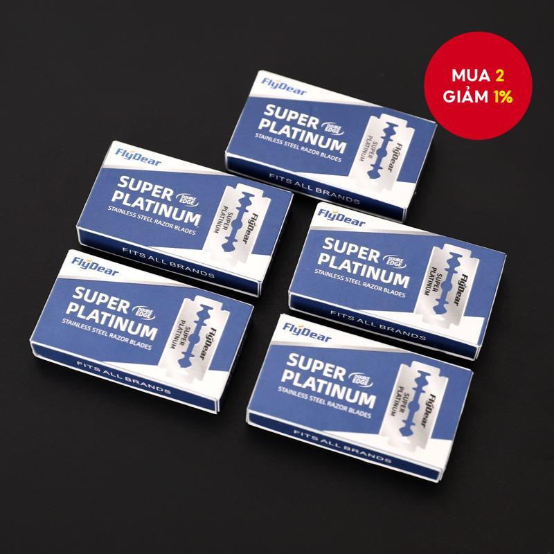 【 Wanmei 】 Lưỡi dao cạo râu nam 50 cái bằng thép không gỉ sắc bén cho việc cạo râu