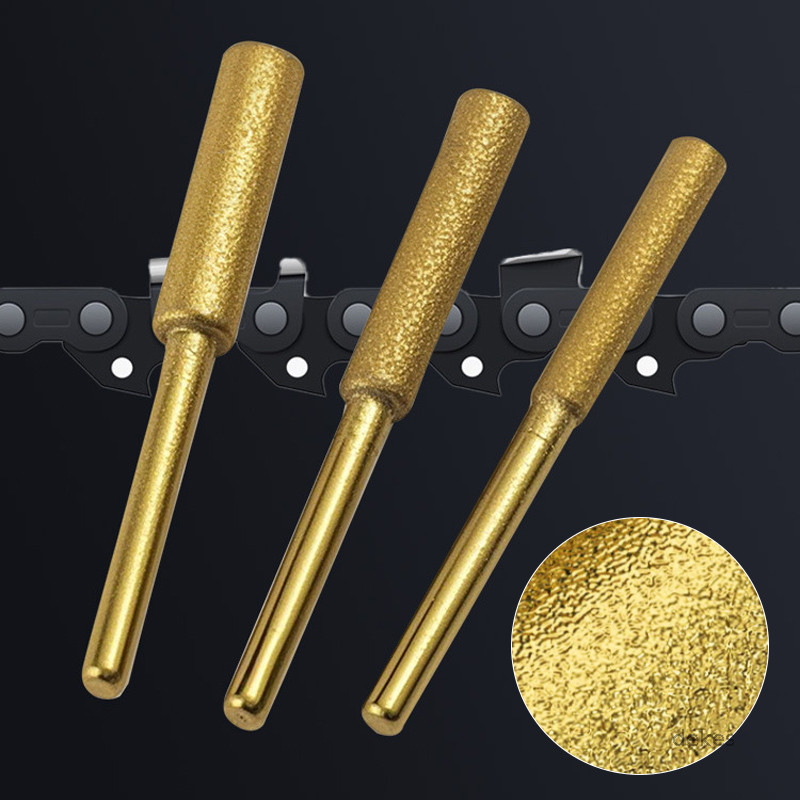 ⚡️⚡️1 Dũa cưa xích gắn máy khoan mài mini Mũi mài xích máy cưa, lưỡi dũa cưa mài máy cắt