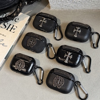  Vỏ tai nghe đĩa kim loại 3D cho Apple AirPods Pro 3 2 Vỏ da họa tiết vải thiều cho AirPods 2 3 4 Rd Tai nghe Bluetooth Sạc lưu trữ Hộp tích hợp có móc 