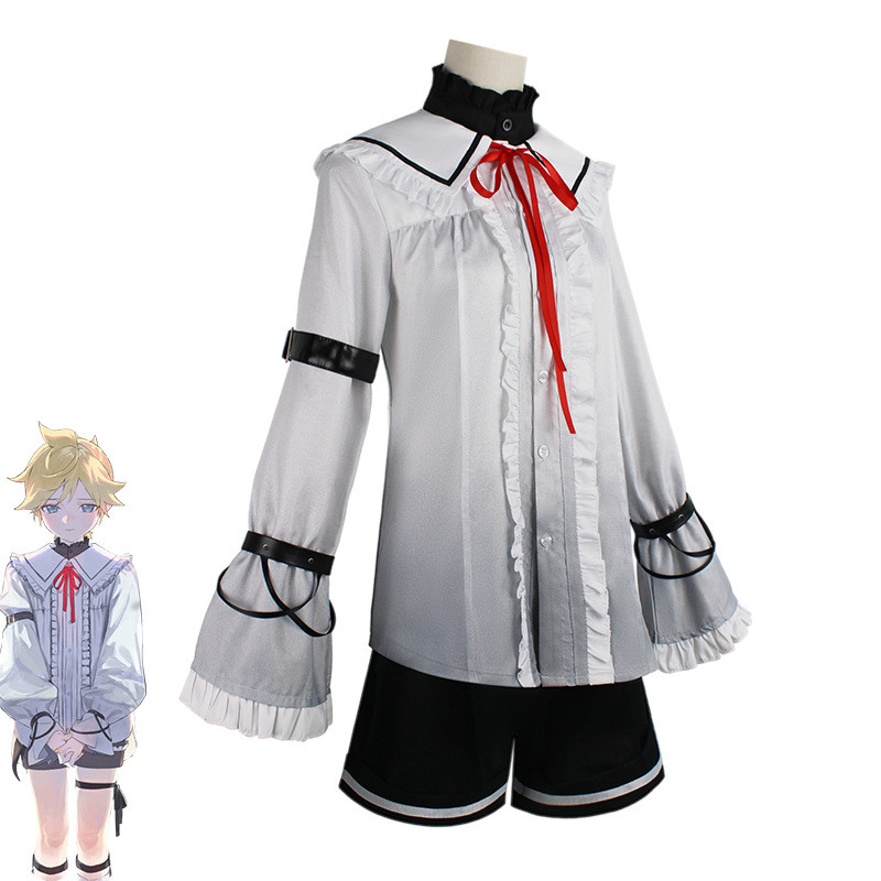 Dự án Sekai Sân khấu với Hatsune Miku và Cosplay quần áo cho Kagamine Rin & Len