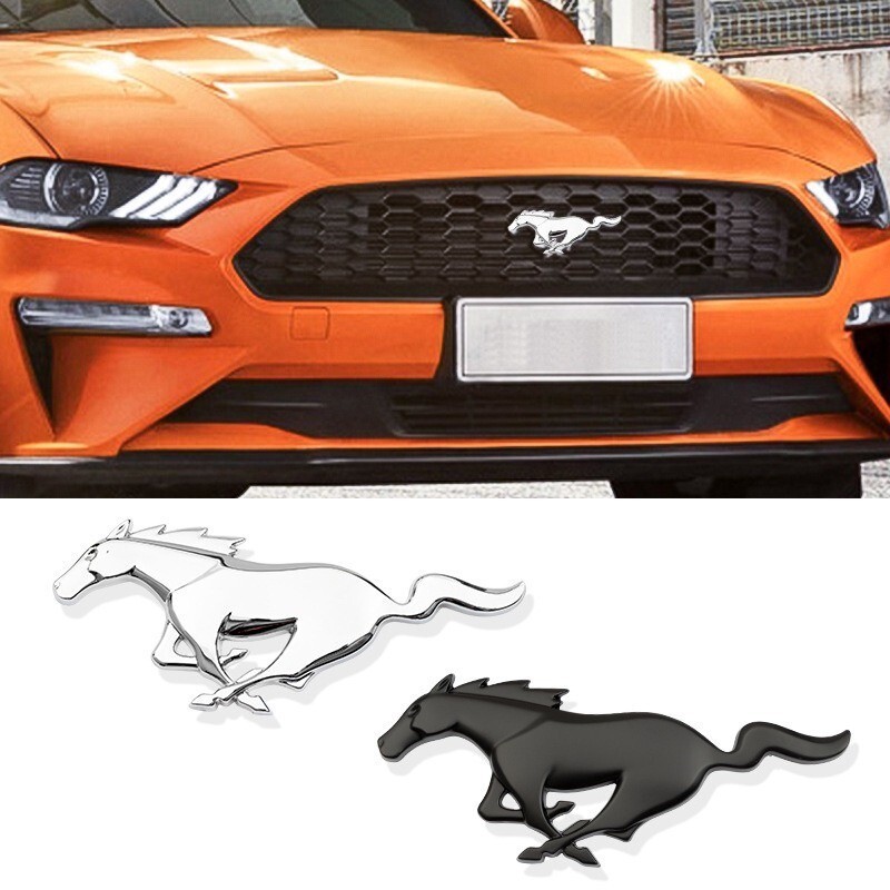 Xe Ô Tô 3D Kim Loại Huy Hiệu Dán Cho Xe Ford Mustang Trang Trí Kim Loại Logo Dán Mustang Xe Logo Mus