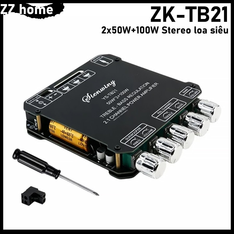 ZK-MT21 ZK-TB21 Kỹ Thuật Số Bảng Mạch Khuếch Đại Âm Thanh Subwoofer Bluetooth 5.0 Kênh 2.1【1-3 ngày 