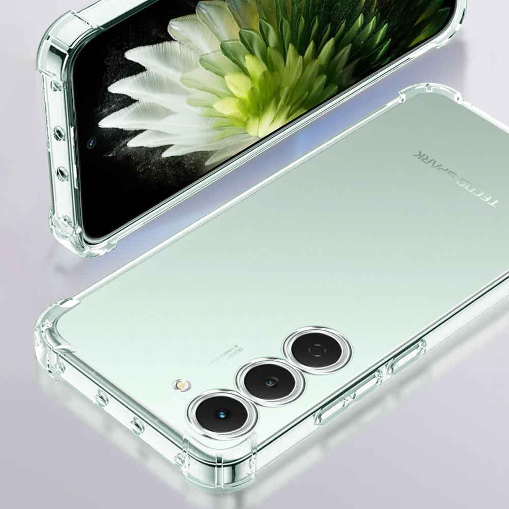 Vỏ trong suốt mềm mại cho Tecno Spark 40 Pro Plus Vỏ lưng chống trượt cho Tecno Spark40 40Pro +