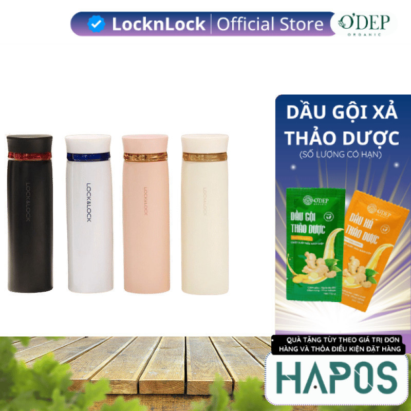 Bình giữ nhiệt LocknLock 450ml Feather Light LHC4131 - Hàng Chính Hãng  - HAPOS LSA