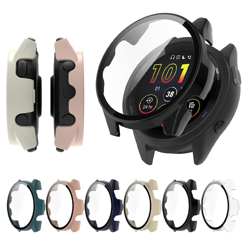 Bảo Vệ Màn Hình Full Cover PC Dành Cho Garmin Forerunner 265 255 Music 265s 255s